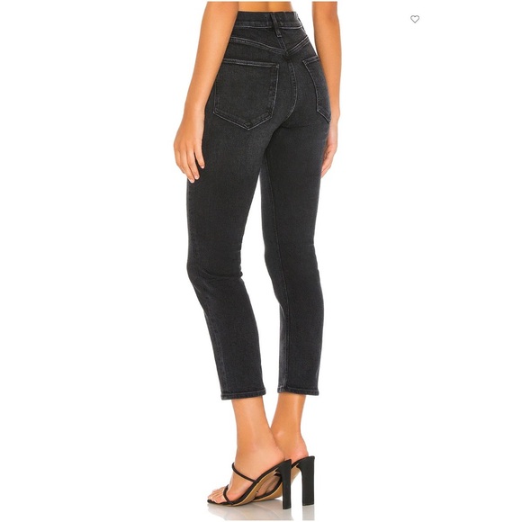 AGolde Riley High Rise Straight Crop - Picture 5 of 5